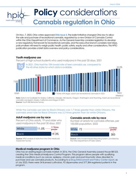 Cannabis regulation in Ohio