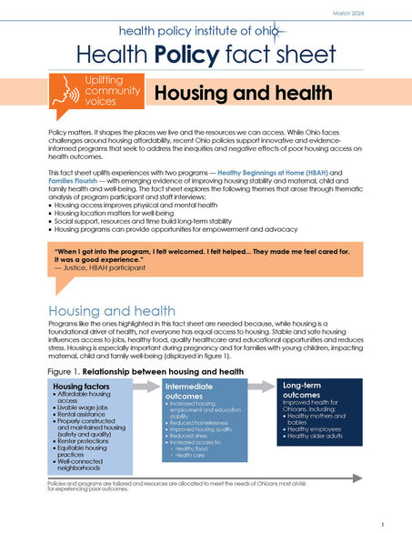 Housing and health