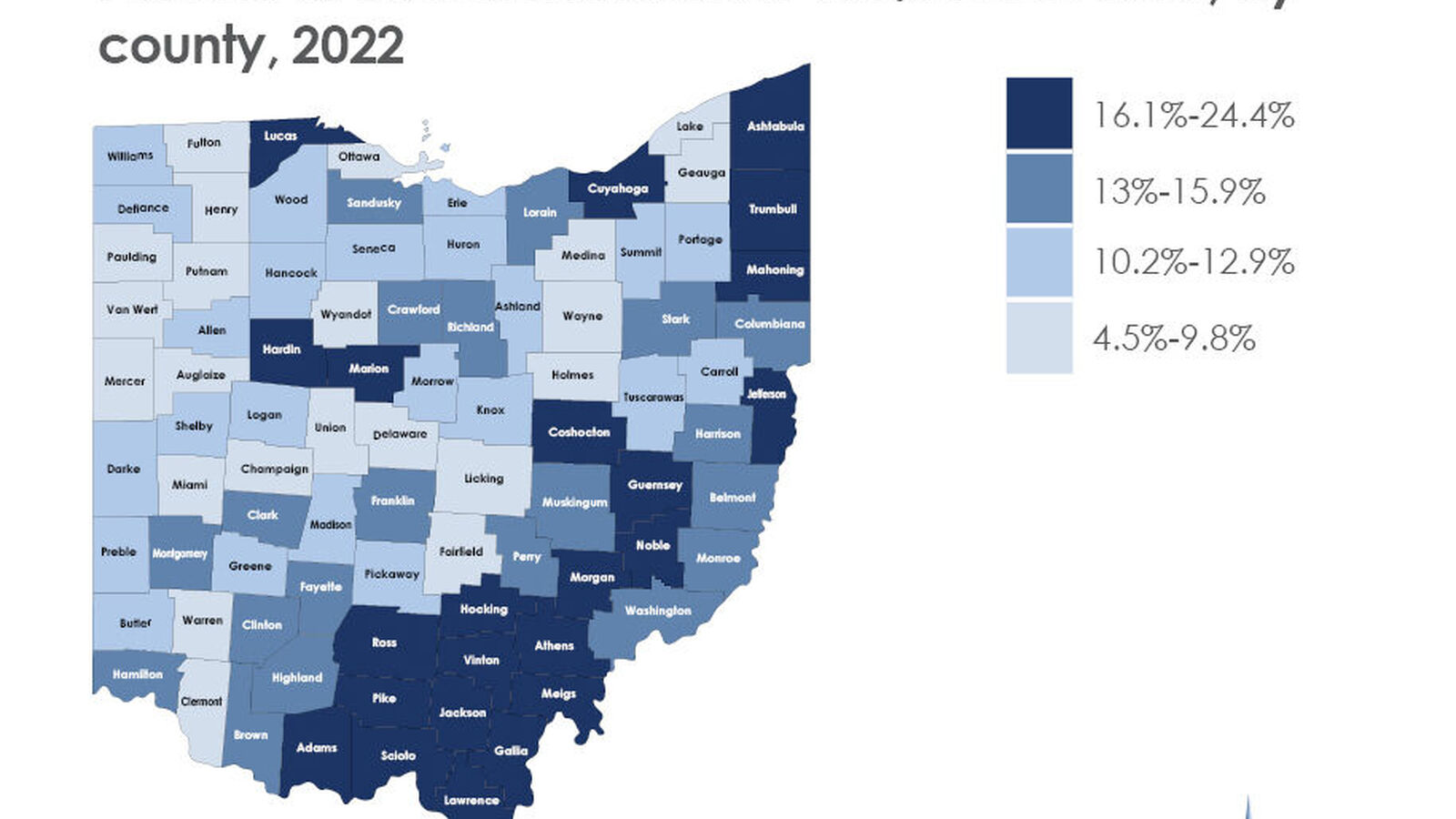 Financial Insecurity Graph 10/18/2024: Graphic of the week: Financial insecurity across Ohio | News