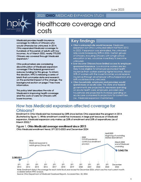 Healthcare coverage and costs