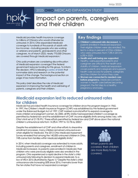 Impact on parents, caregivers and their children