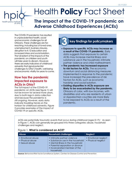 The impact of the COVID-19 pandemic on Adverse Childhood Experiences (ACEs)