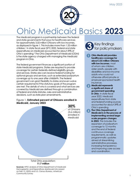 Ohio Medicaid Basics 2023