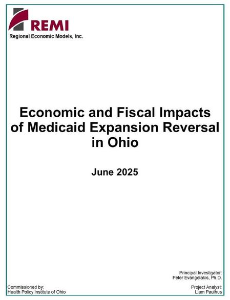 Economic and fiscal impacts of Medicaid expansion Reversal in Ohio